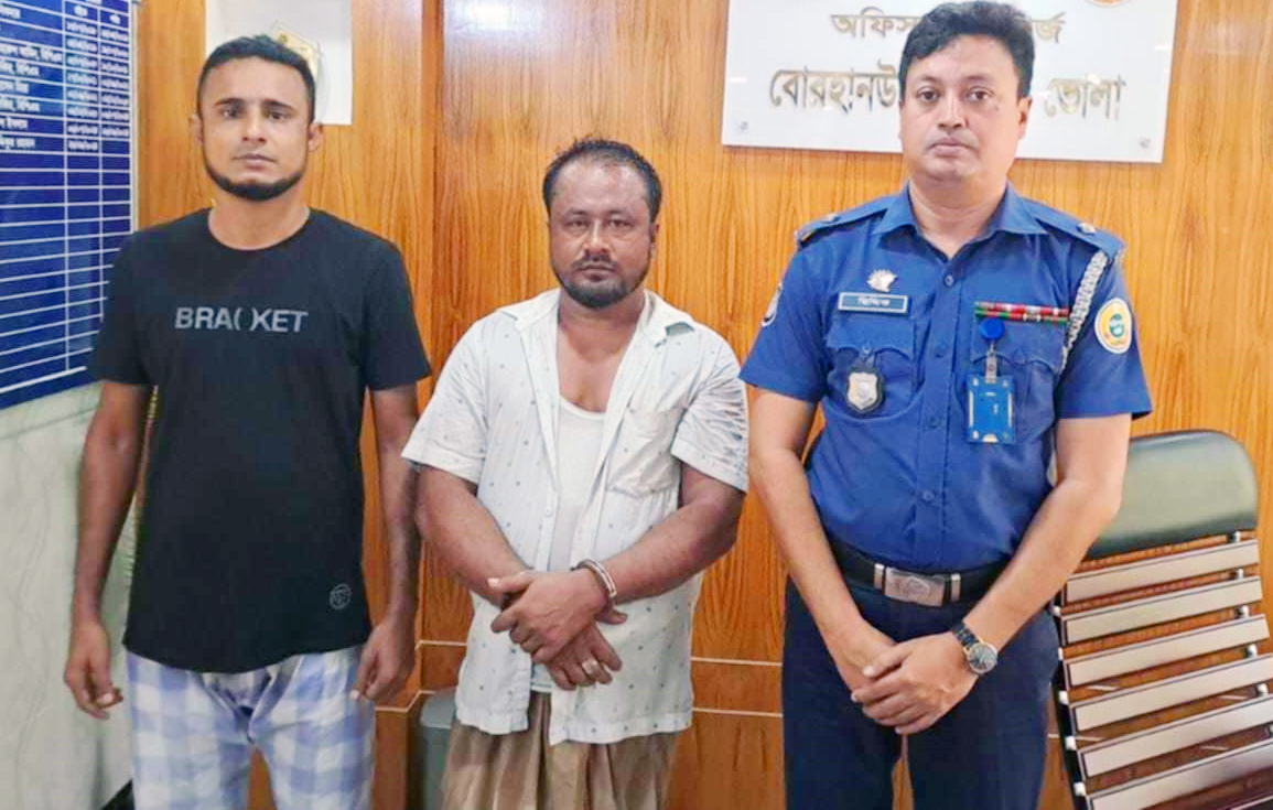 ভোলায় পুলিশের অভিযানে ডাকাত দলের প্রধান মহসিন গ্রেফতার