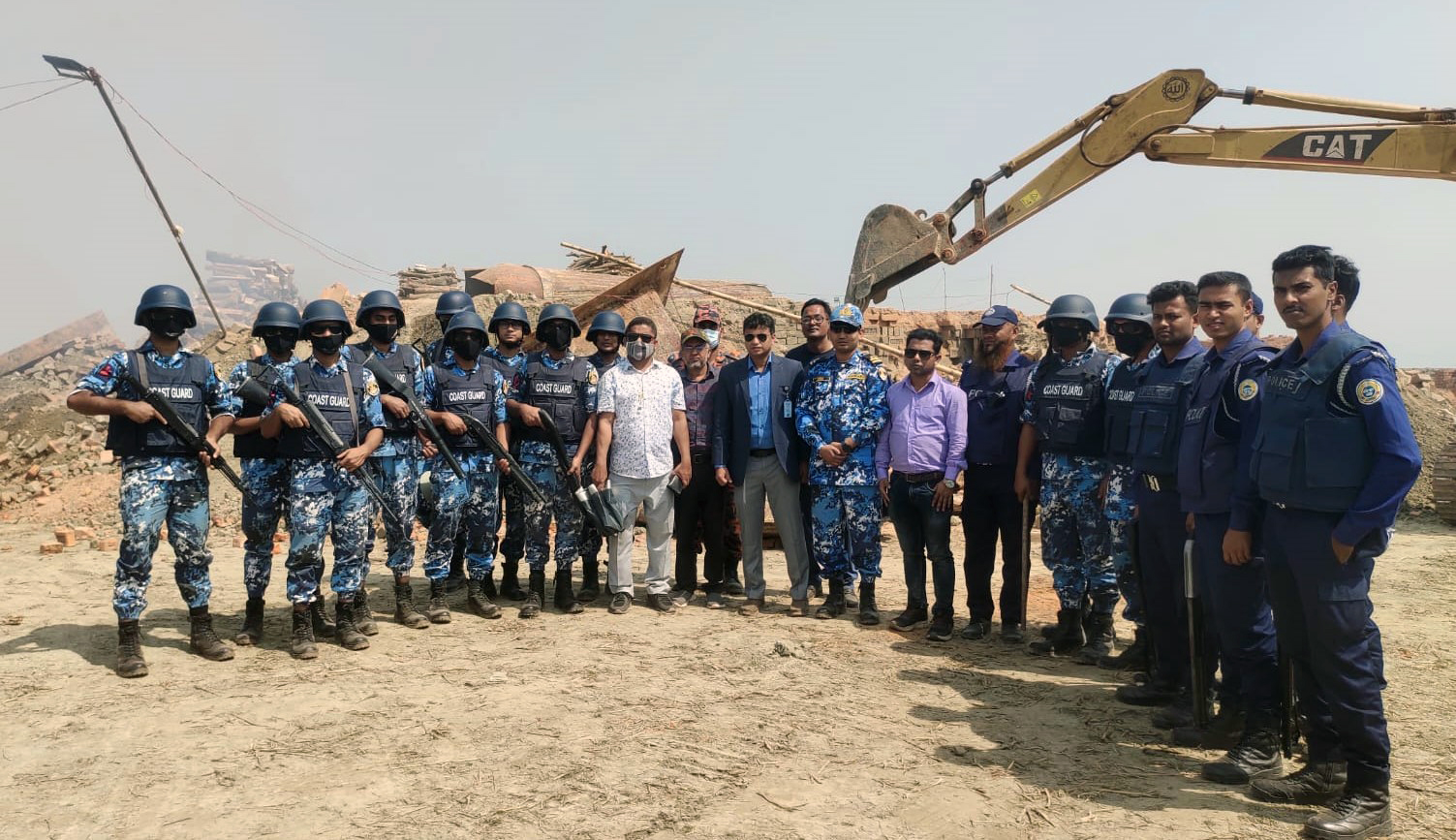 চরফ্যাশনে ৬ ইটভাটায় অভিযান, ২৯ লাখ টাকা জরিমানা