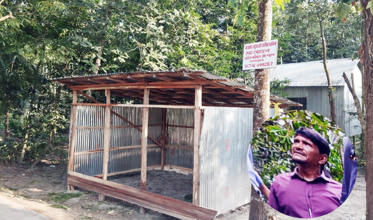 ভোলায় প্রতিবন্ধীর জমি জোরপূর্বক দখলে নিতে পায়তারার অভিযোগ