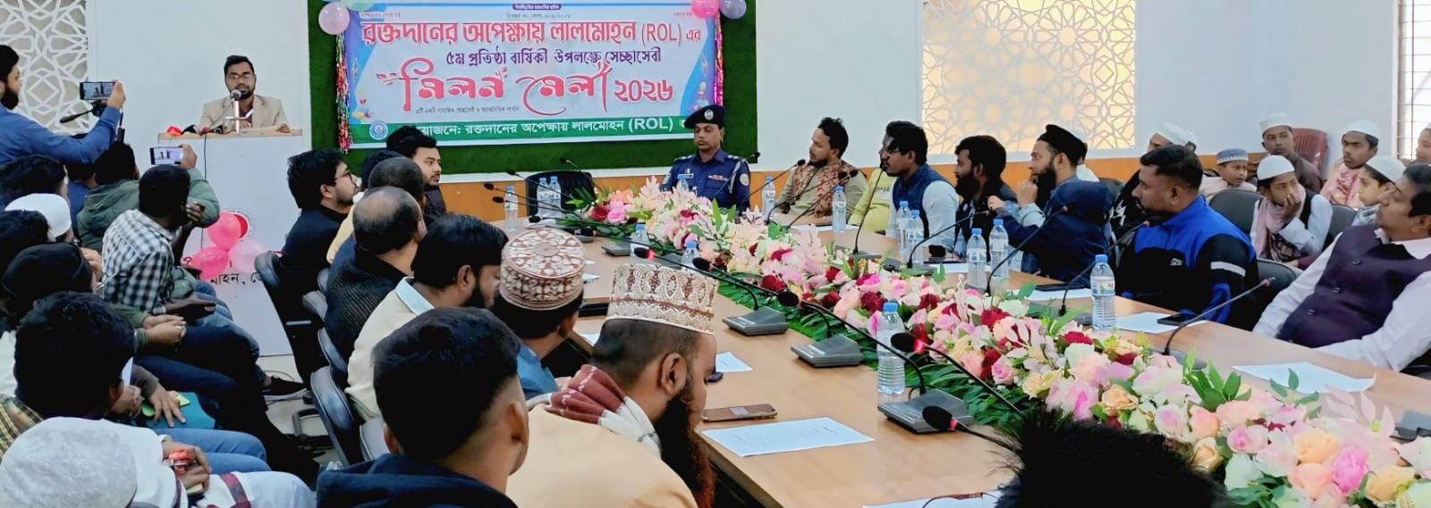‘রক্তদানের অপেক্ষায় লালমোহন’ এর প্রতিষ্ঠাবার্ষিকী উদযাপন