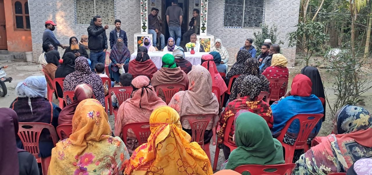 ভোলায় গরুর গাড়ি মার্কার পক্ষে মহিলা কর্মীসভা