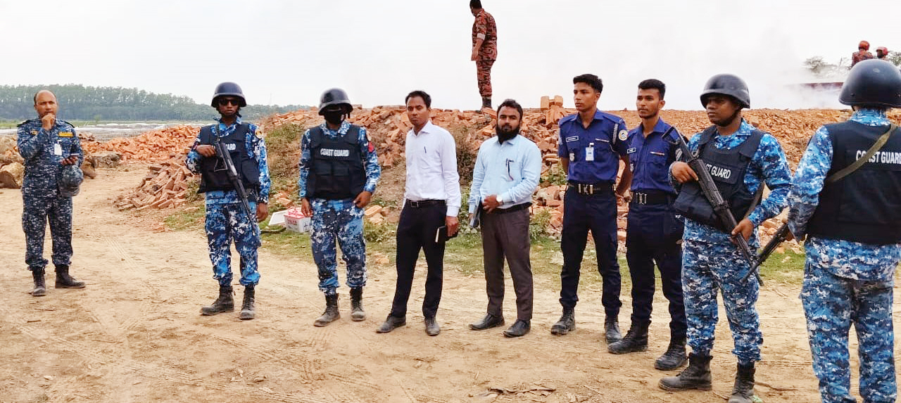 দক্ষিণ আইচায় ইটভাটায় অভিযান, জরিমানা