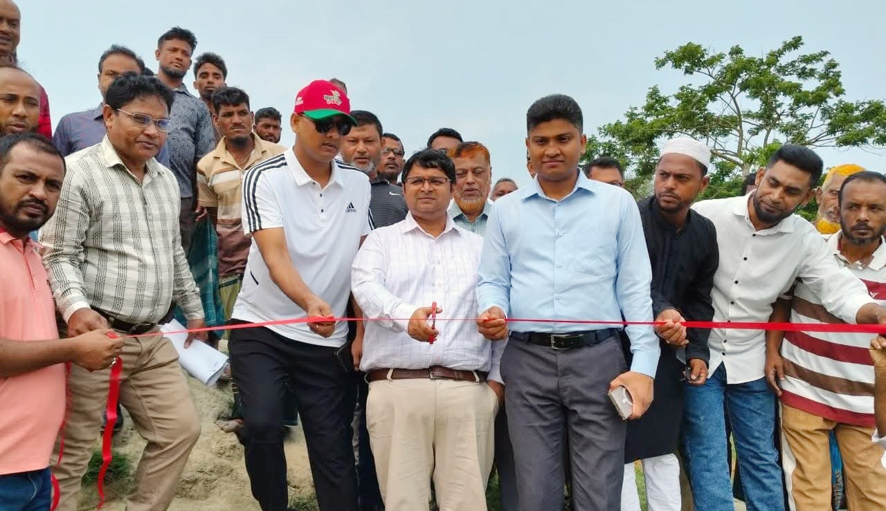 ভোলায় খাল খনন কার্যক্রমের উদ্বোধন