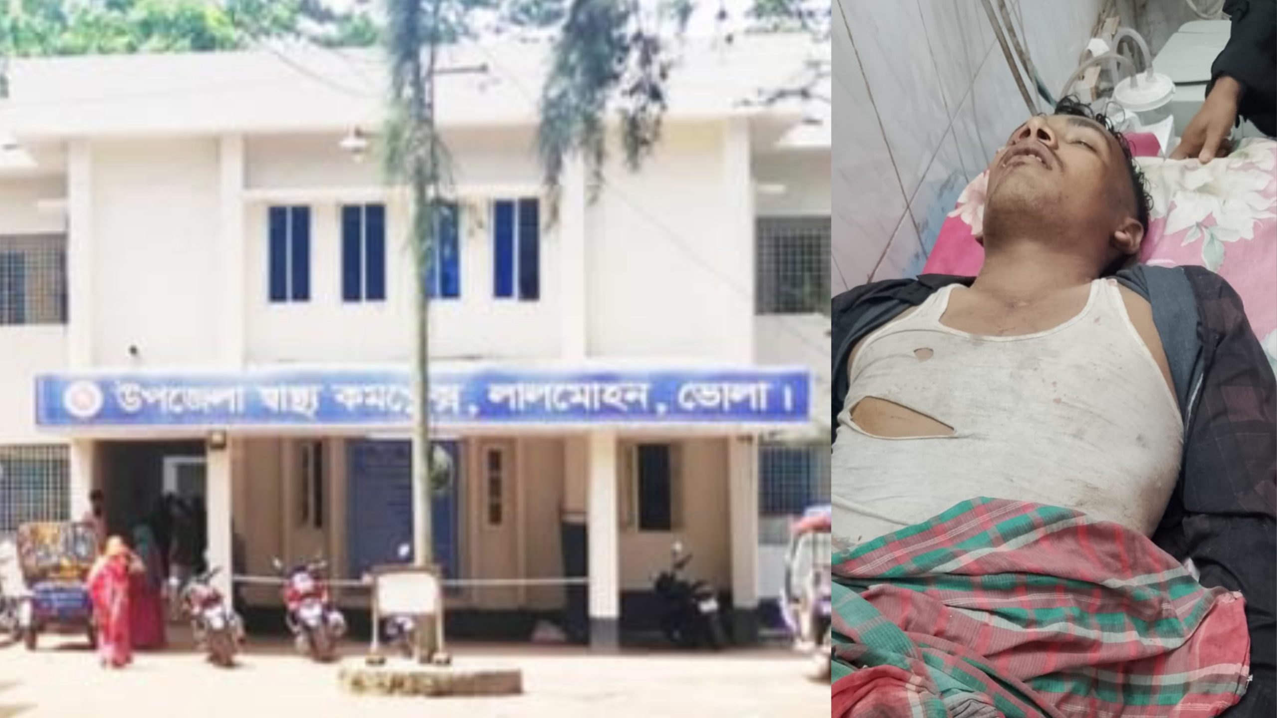 লালমোহনে ব্রীজ ভেঙে ট্রাক খালে, চালক নিহত