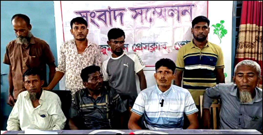 তজুমদ্দিনে চুরি মামলায় জেল খাটানোর প্রতিবাদে সংবাদ সম্মেলন