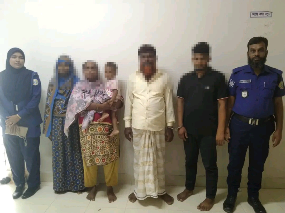 জ্বিন হাজির করে স্বর্ণ দ্বিগুণের প্রলোভন, ভোলায় প্রতারক চক্রের ৪ সদস্য গ্রেফতার