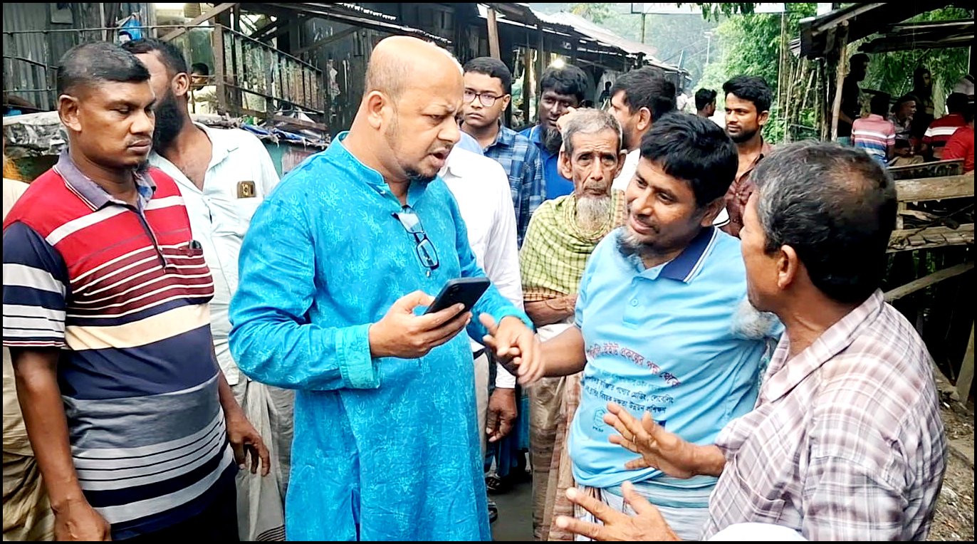 কাচিয়ায় মাঠ চষে বেড়াচ্ছেন সাবেক ছাত্রদল নেতা দিনার
