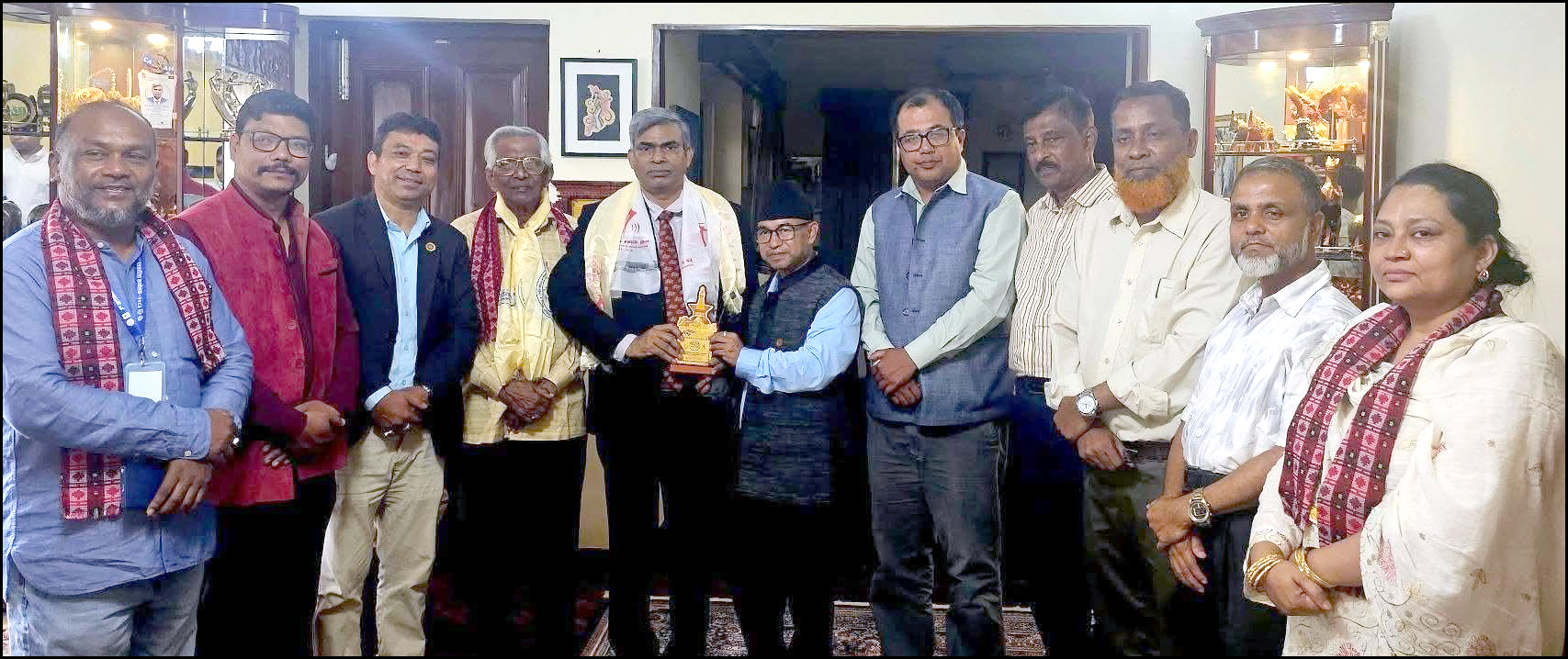 কাঠমান্ডুস্থ বাংলাদেশ হাউস সফর করলেন সাংবাদিকদের প্রতিনিধি দল