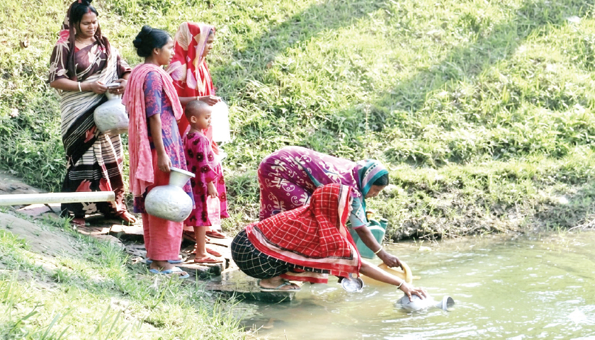 ভোলার চরাঞ্চলে সুপেয় পানির সংকট, বাড়ছে স্বাস্থ্যঝুঁকি